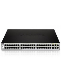 Dlink DES-1210-52 48-Port 10/100BaseT + 2-Port 10/100/1000Mbps Copper + 2 Combo Copper/SFP Smart Switch